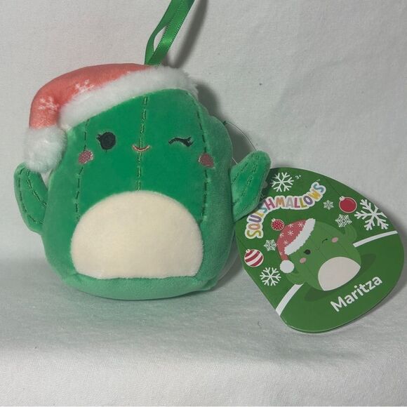 NWT 4 " Inch Squishmallows "Maritza the Cactus" Christmas Ornament 2024 - Picture 1 of 4